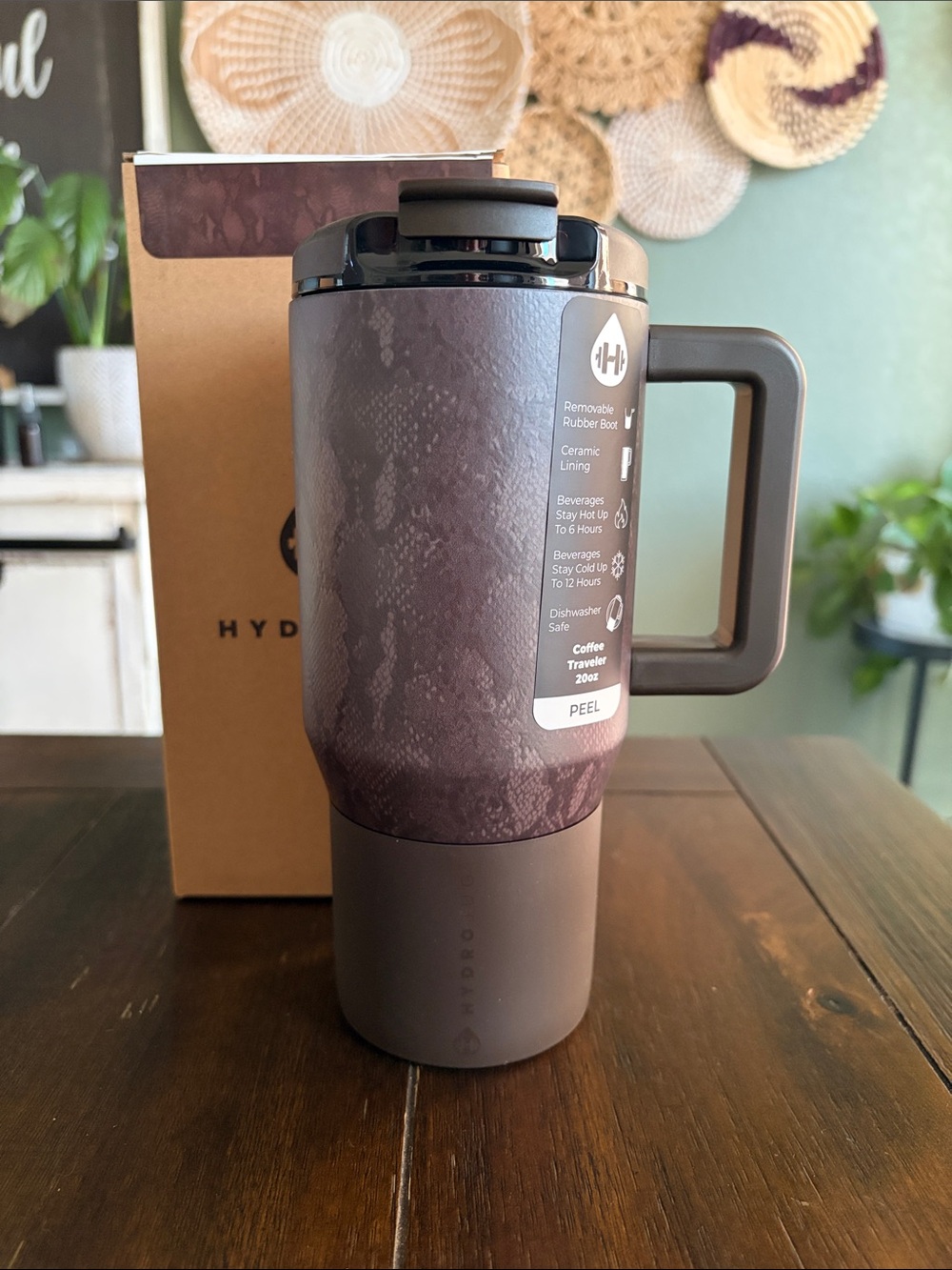 Hydrojug TRAVELER (20OZ) in SNAKESKIN! New! Limited Edition!